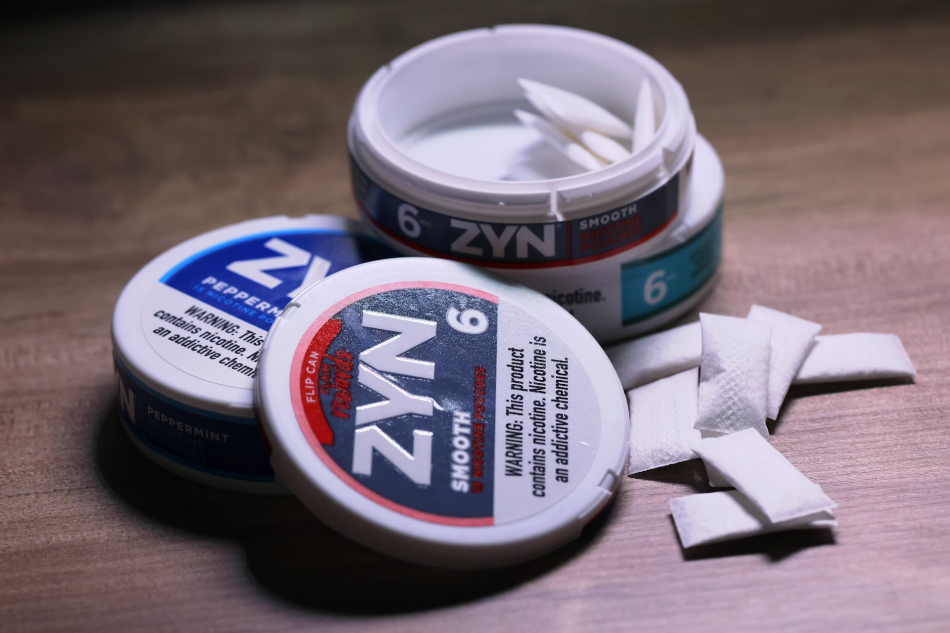 Bolsitas de nicotina de la marca Zyn